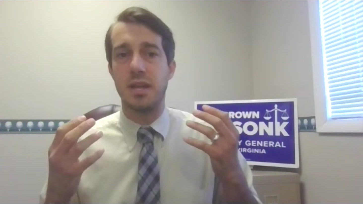 Sam Brown Petsonk, the Democratic Party's nominee for Attorney General for West Virginia, spoke with the Daily Athenaeum over video conference on Oct. 6.